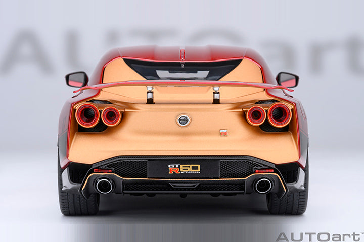 77514 NISSAN GT-R50 BY ITALDESIGN (METALLIC RED / GOLD)