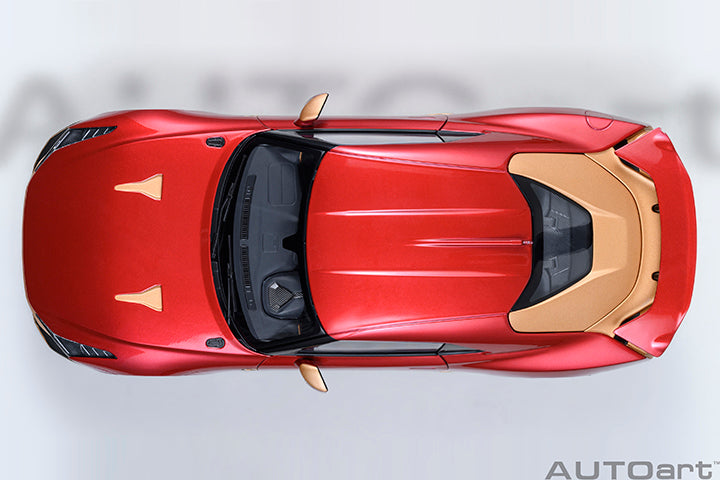 77514 NISSAN GT-R50 BY ITALDESIGN (METALLIC RED / GOLD)