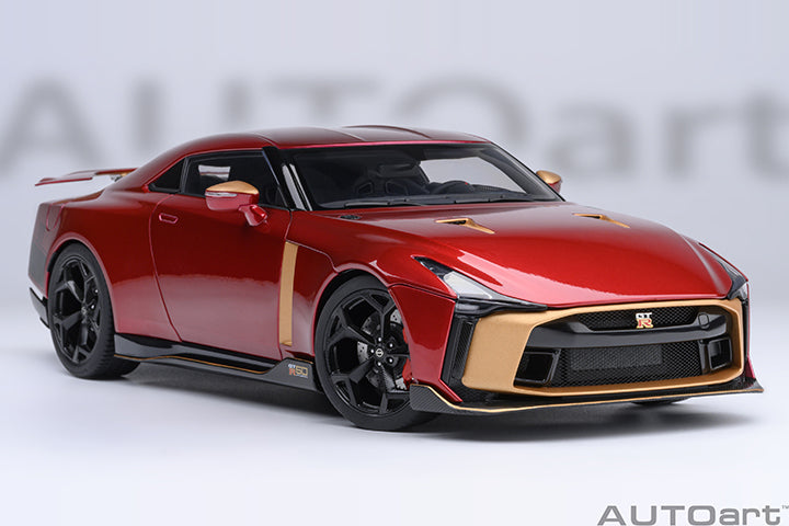 77514 NISSAN GT-R50 BY ITALDESIGN (METALLIC RED / GOLD)