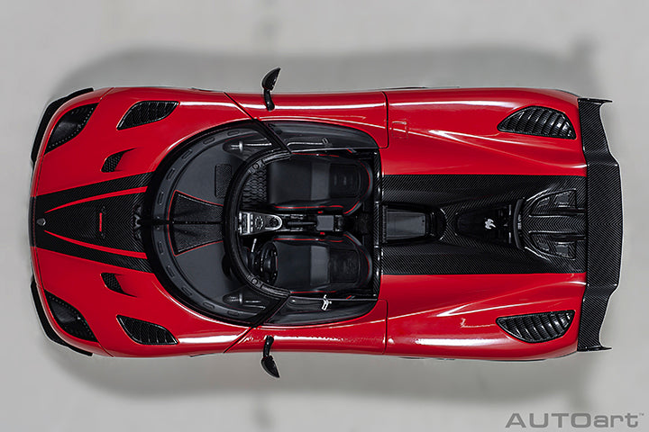 79022 Koenigsegg Agera RS, Chilli Red/Carbon Black/Black Accents