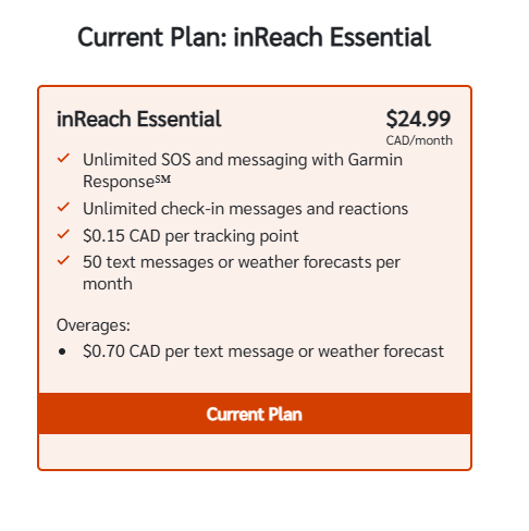 Garmin InReach Explorer Plus Rental per day