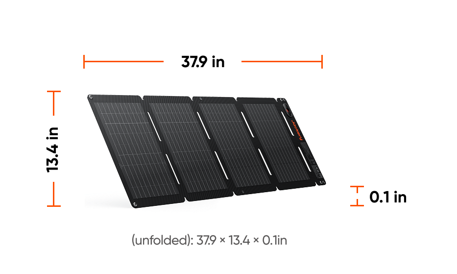 Jackery 40W solar panel rental per day