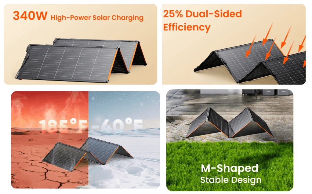 NEW! Jackery  340X solar panel 340W rental per day
