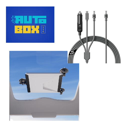 Starlink mini 3-in-1 cable and suction mount rental