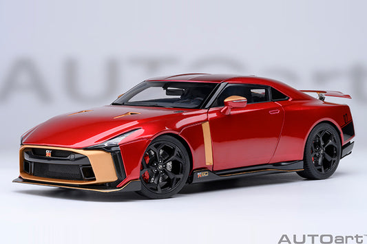 77514  NISSAN GT-R50 BY ITALDESIGN (METALLIC RED / GOLD)