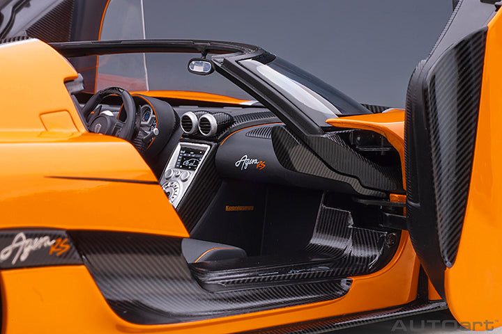 79023  Koenigsegg Agera RS, Cone Orange/Carbon Black/Black Accents