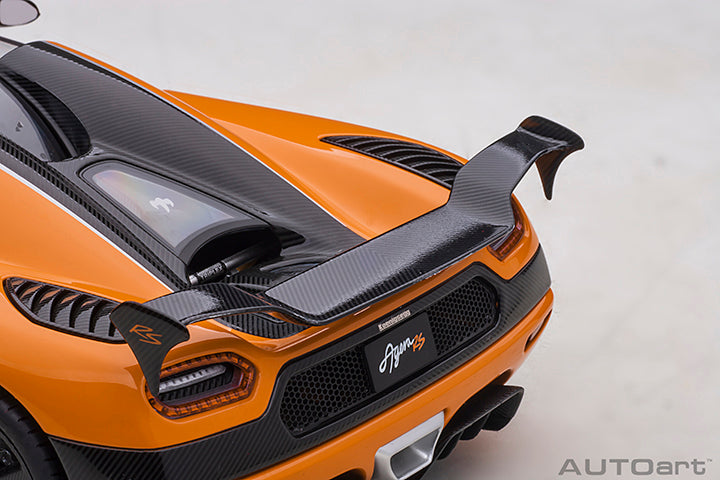 79023  Koenigsegg Agera RS, Cone Orange/Carbon Black/Black Accents
