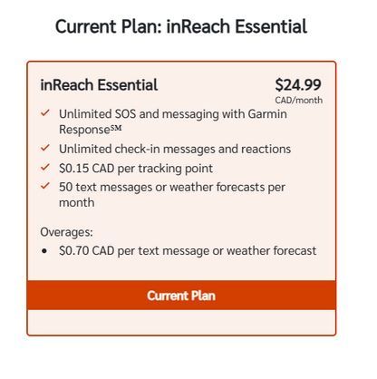 Garmin InReach Explorer Plus Rental per day
